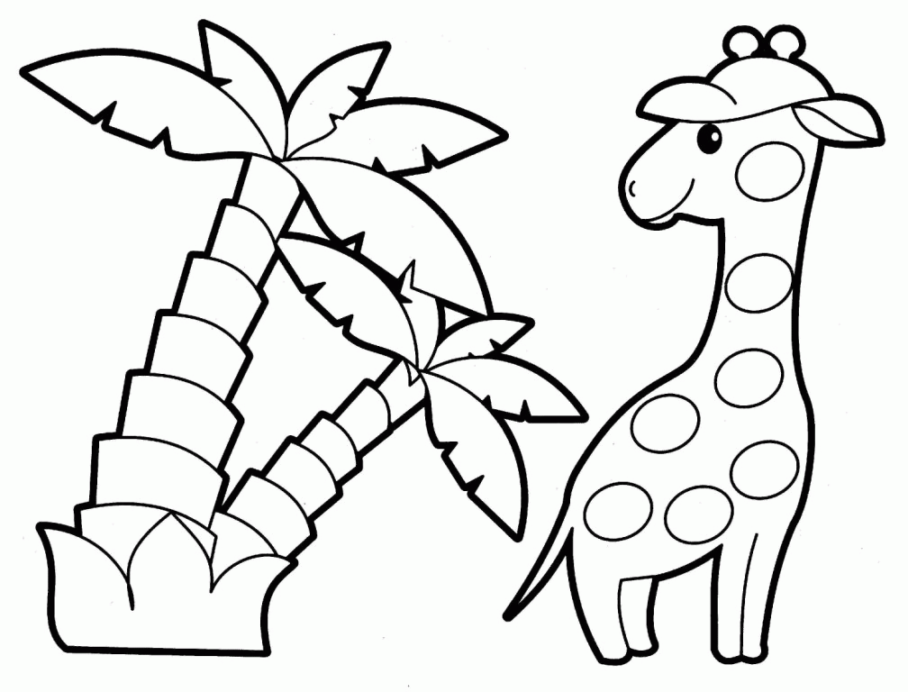 Animal Coloring Baby Jungle Animals Coloring Pages Realistic