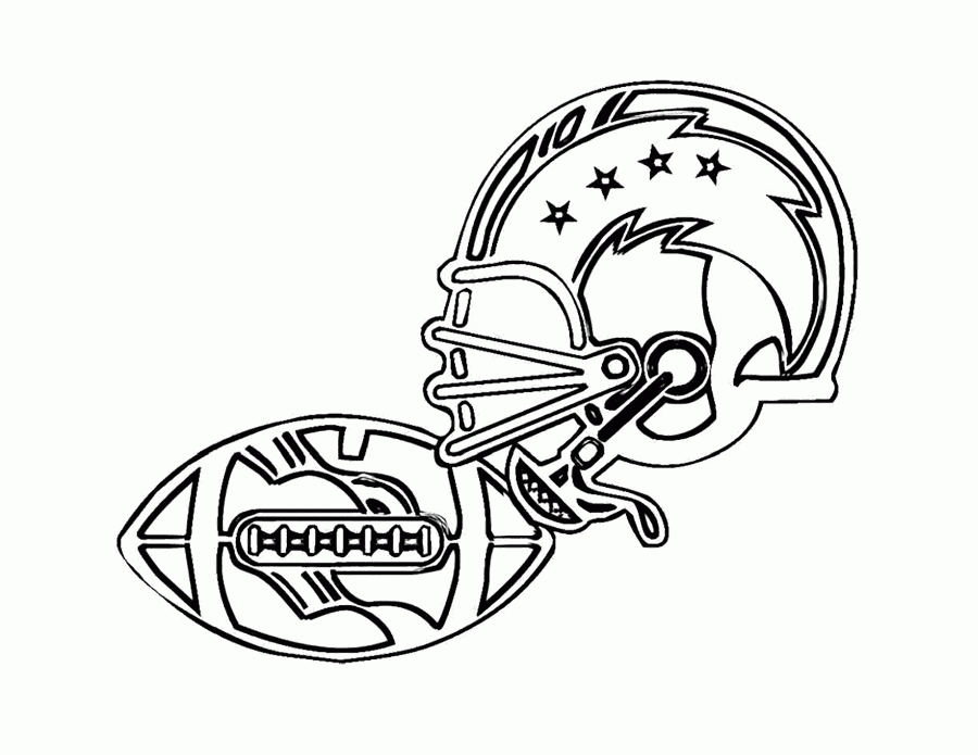 Football Helmet San Francisco 49ERS | Coloring Page for Kids