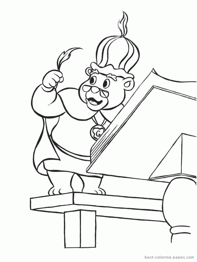 Gummi Bears Colouring Pages