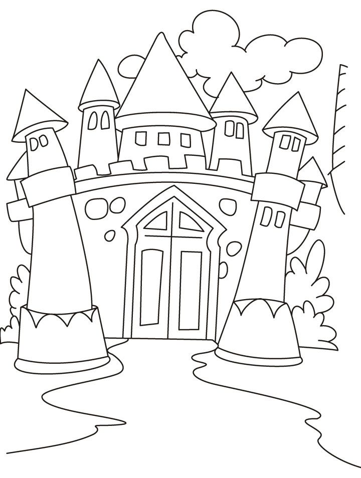 Castles Coloring Pages | Download Free Castles Coloring Pages