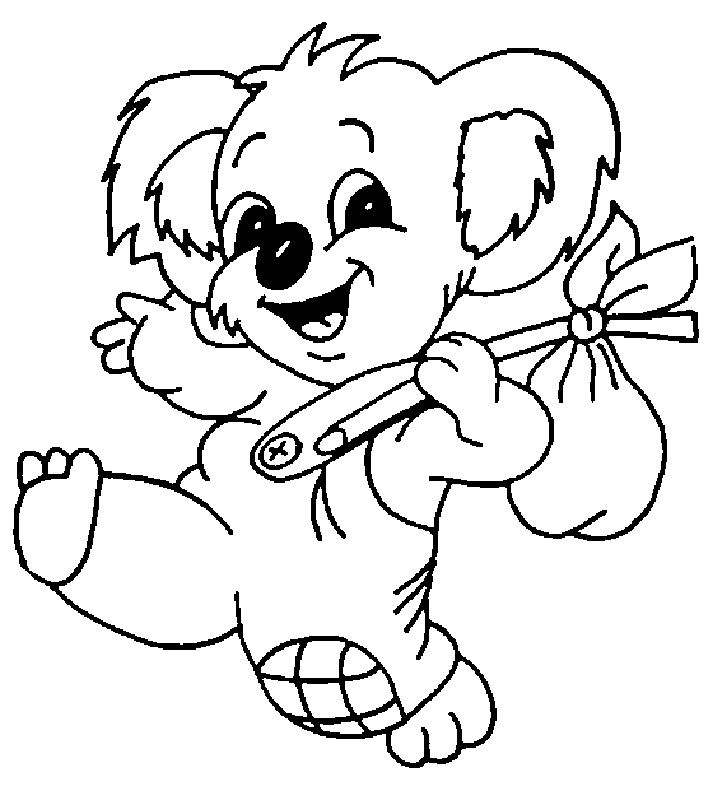 Koala Coloring Pages | Clipart library - Free Clipart Images