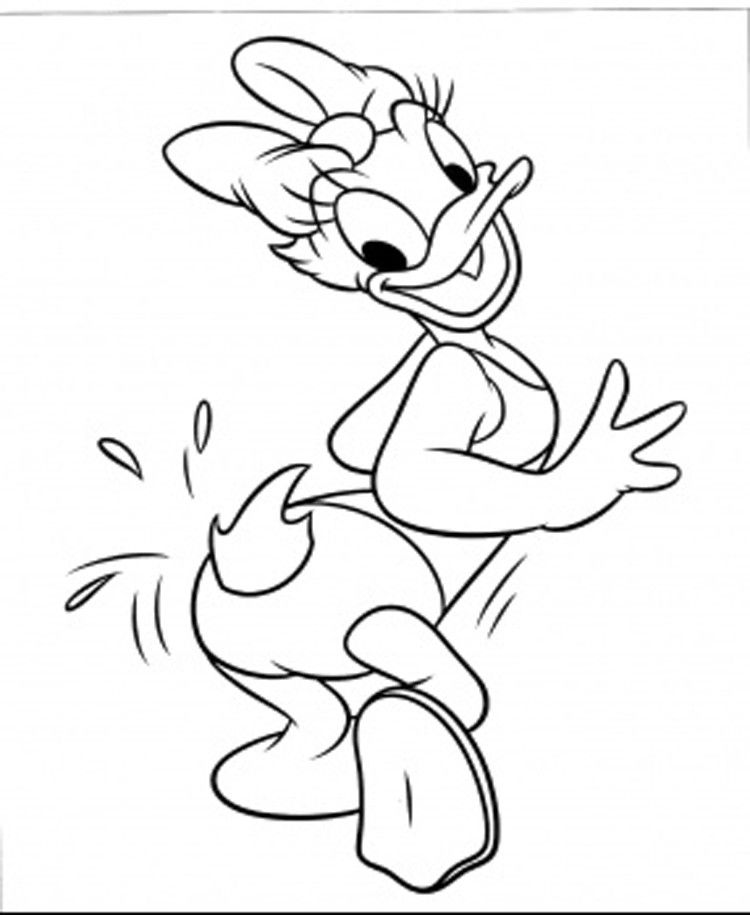Donald Duck Coloring Pages To Print For Free