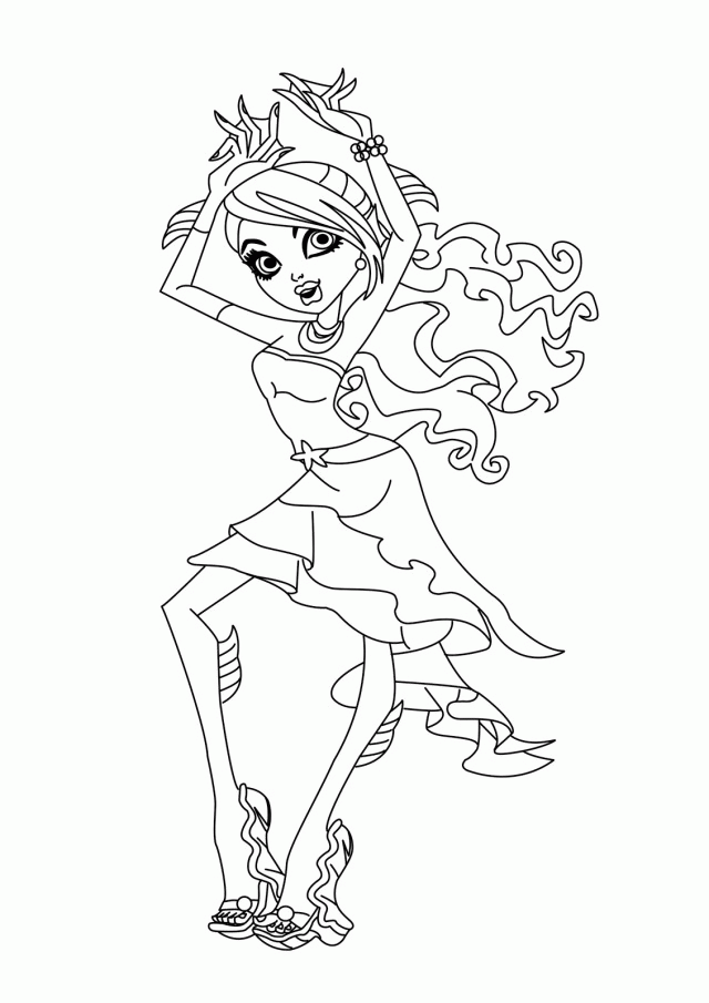 Monster High Coloring Pages Baby To Print 9 Coloring Pages