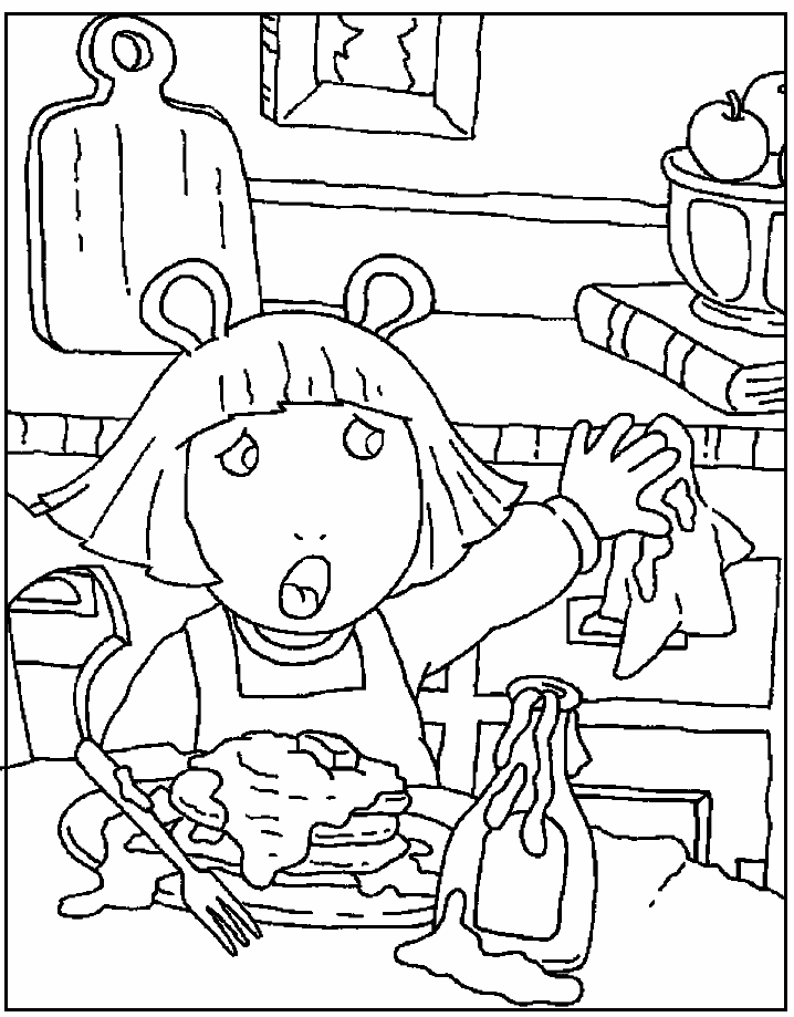 Print And Coloring Pages Arthur For Kids