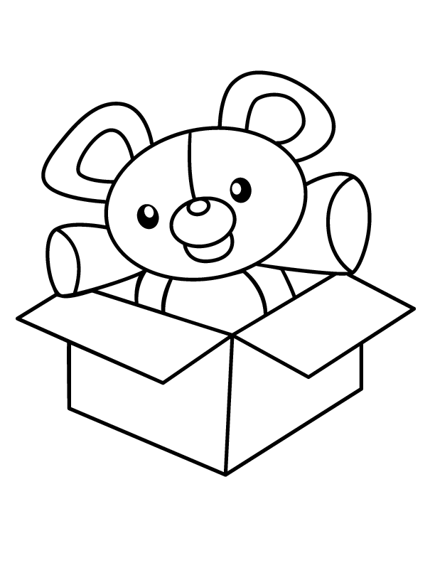 bear | printable coloring in pages for kids - number online