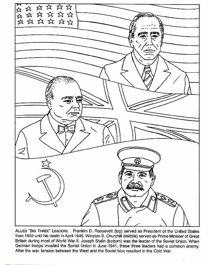 world war ii coloring pages