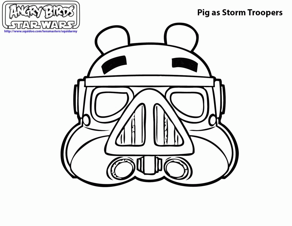 Coloring Pages Of Pigs Sgmpohio Free Star Wars Coloring