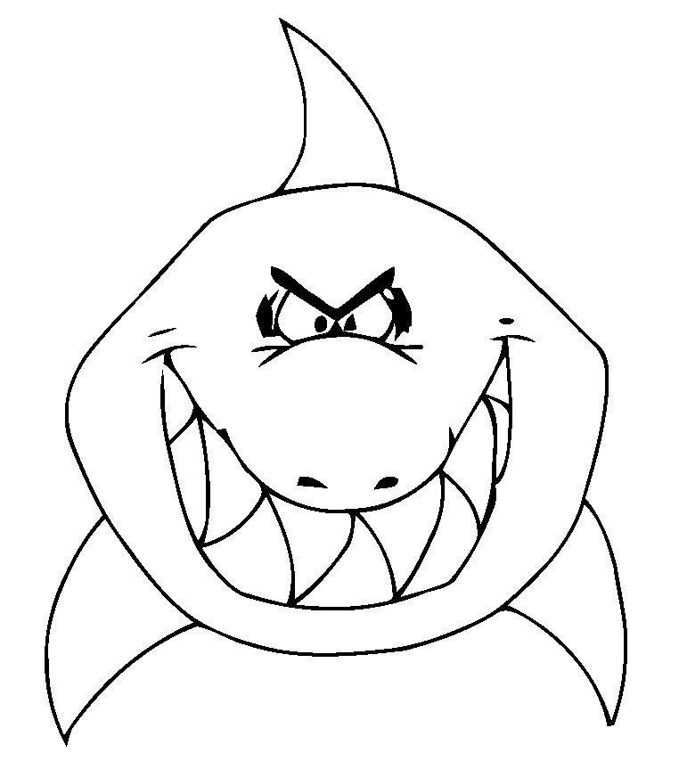 Shark Tale Coloring Pages | Free Printable Coloring Pages | Free