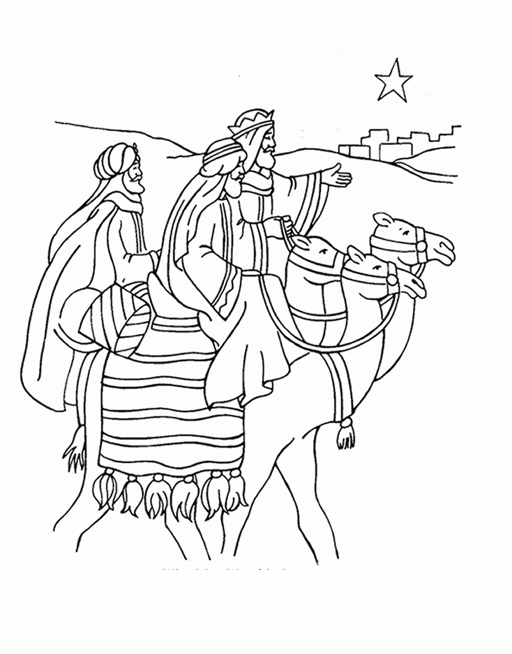 The Three Wise Men Day| Coloring Pages for Kids : Coloring Kids