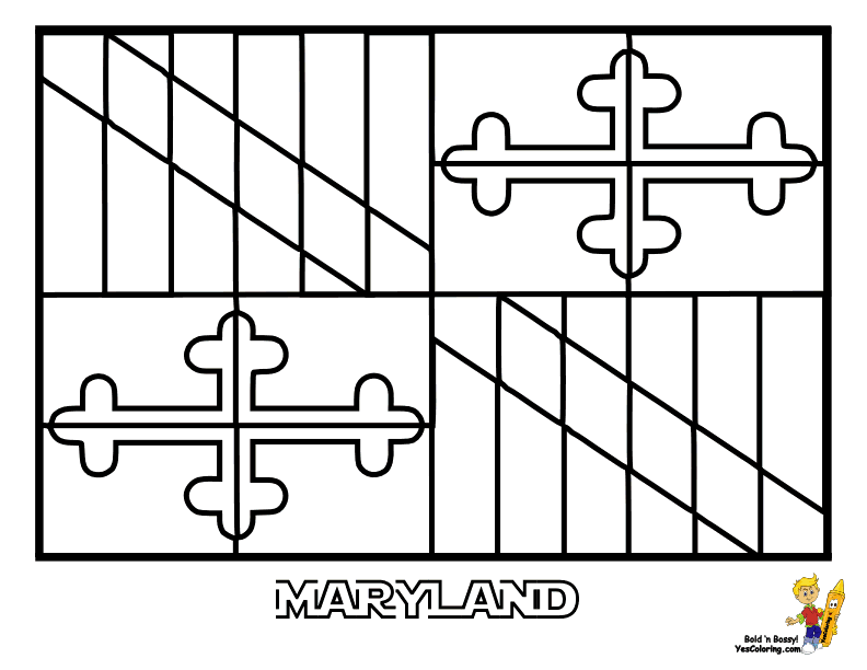 Kentucky State Symbols Coloring Pages