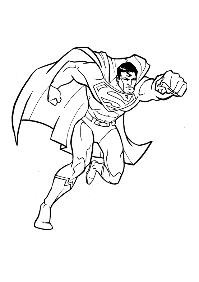 superman logo coloring pages free