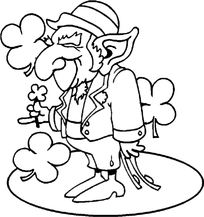 Coloring Pages Leprechaun | Free Printable Coloring Pages