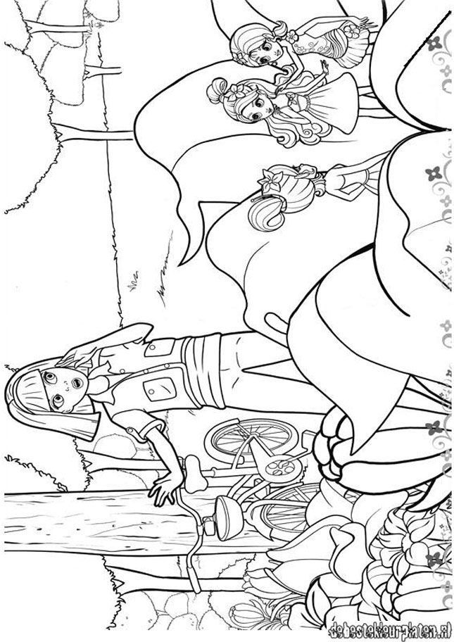 Remarkable Barbie Thumbelina Coloring Pages | Fun Coloring Ideas