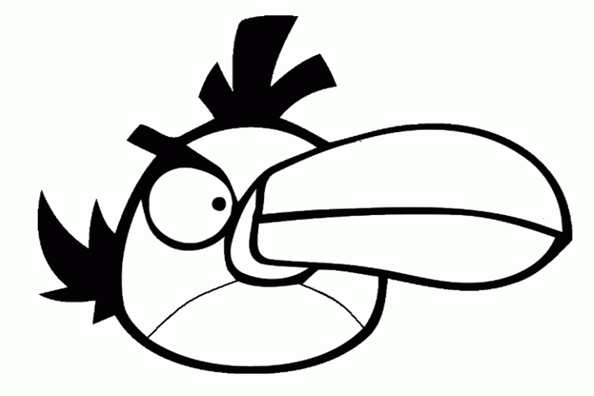 Angry Birds Coloring Pages  