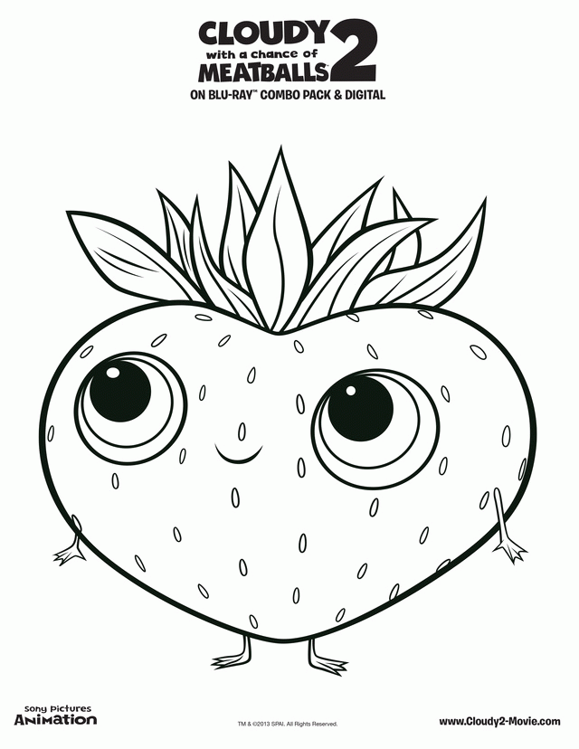 Featured image of post Cute Strawberry Coloring Page A strawberry is a 2 to 5 centimeter long red plump and heart shaped berry