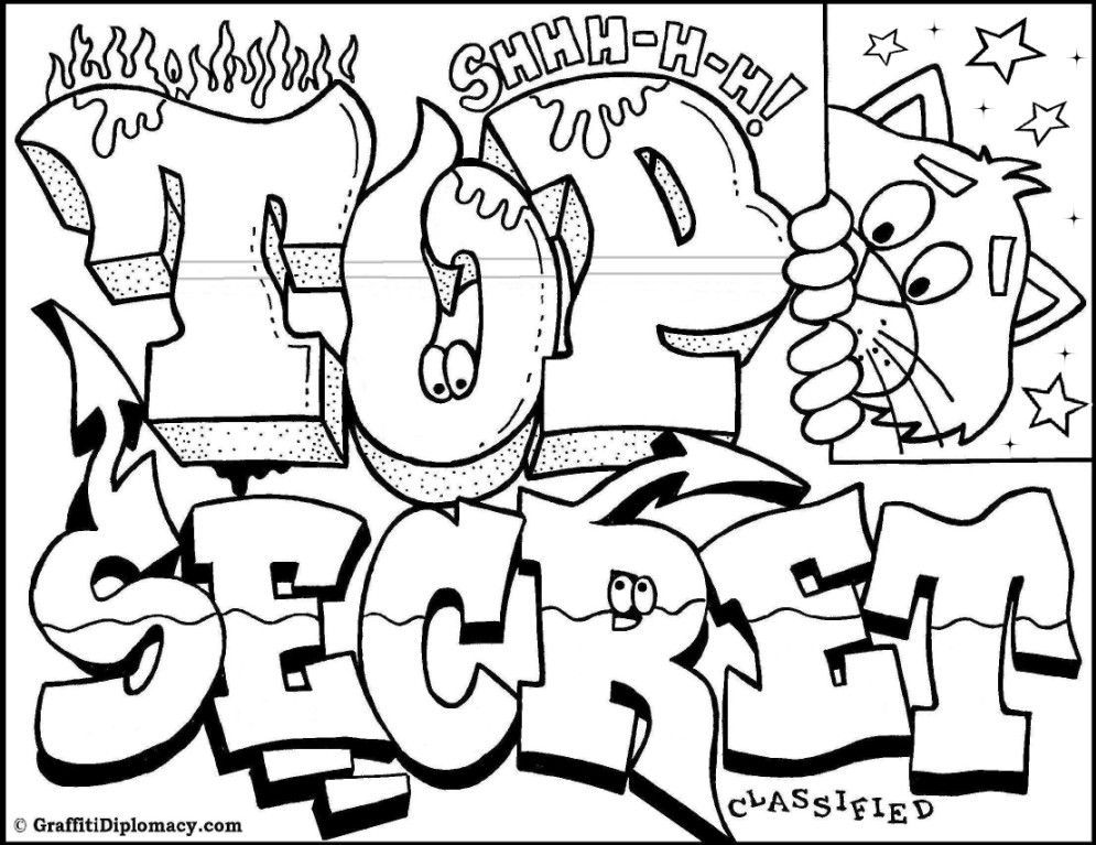 Free Cool Coloring Pages Graffiti Download Free Clip Art Free Clip Art On Clipart Library