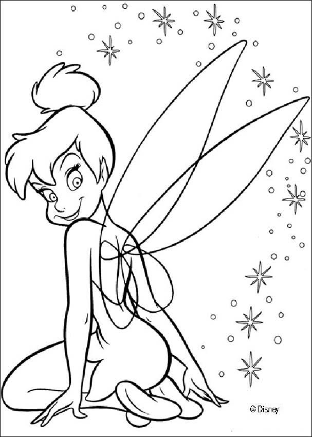 Tinkerbell Coloring Pages Clip Art Library