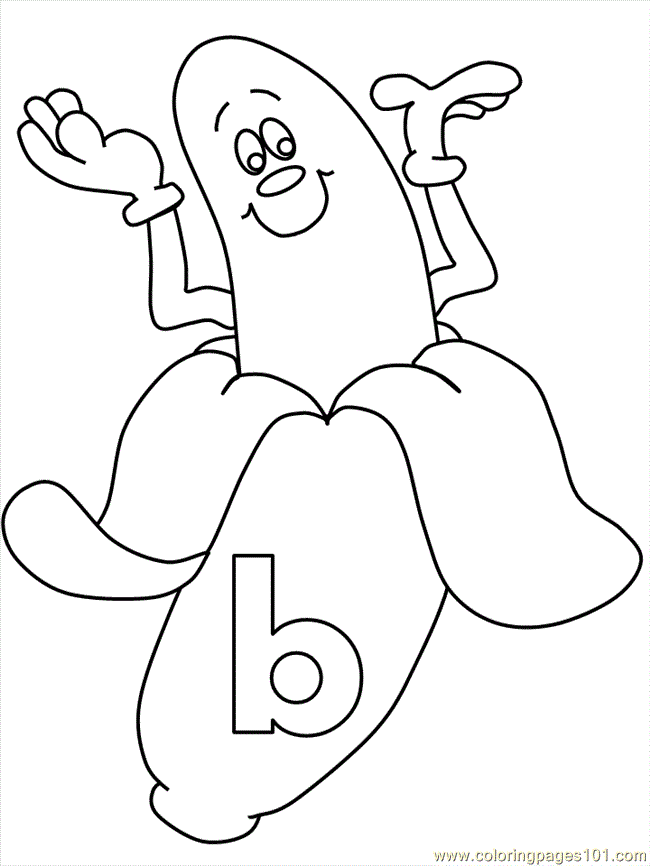 Coloring Pages B Coloring Pages (Education  Alphabets)| free printable