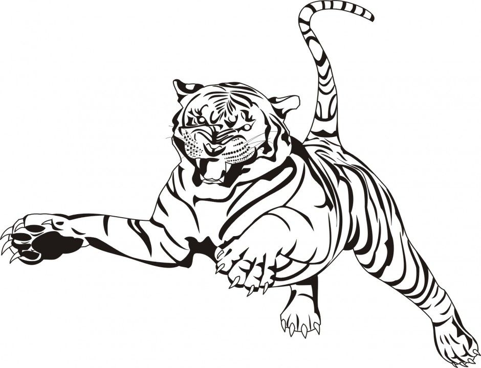 Coloring Pages Of Tigers Online Coloring Book Kids Coloring