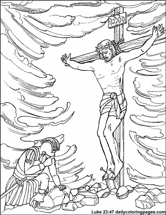Jesus Cross Coloring Pages | Free Internet Pictures