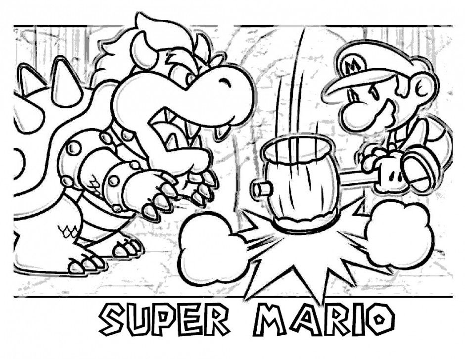 Bowser Jr Coloring Pages Download | Free Printable Coloring Pages