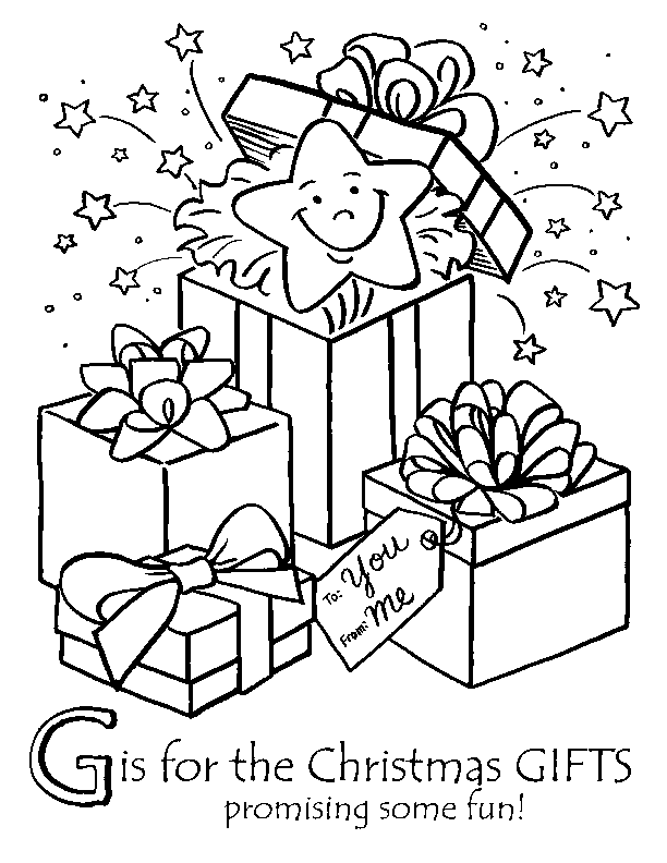 Coloring Pages Christmas Presents  Disney Coloring Pages