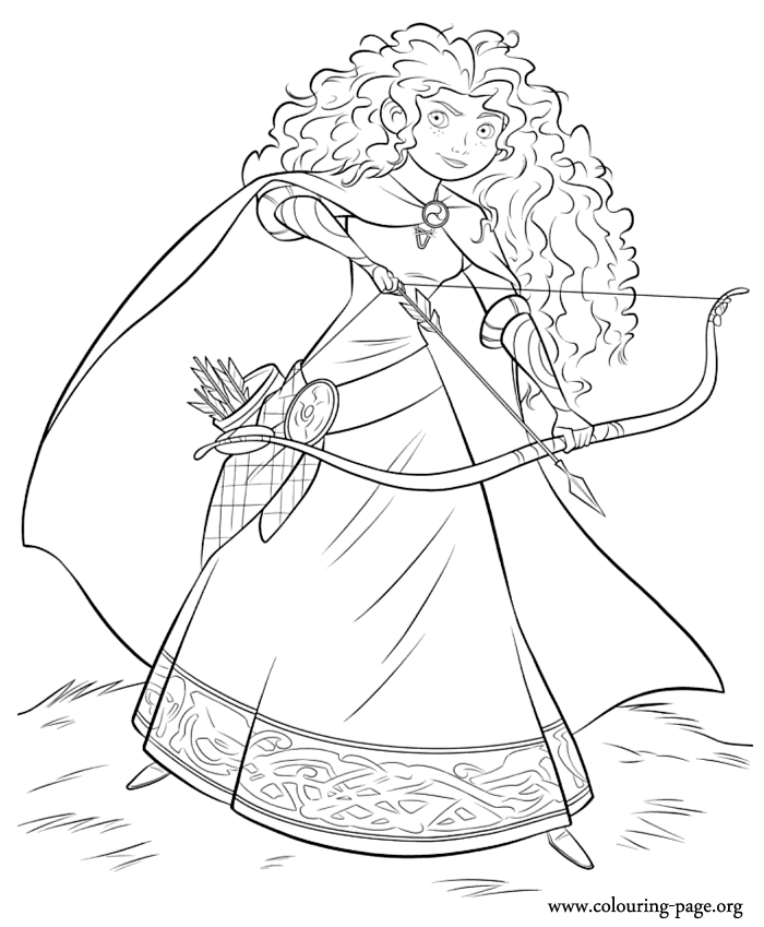 Brave Printable Coloring Page | Free Printable Coloring Pages