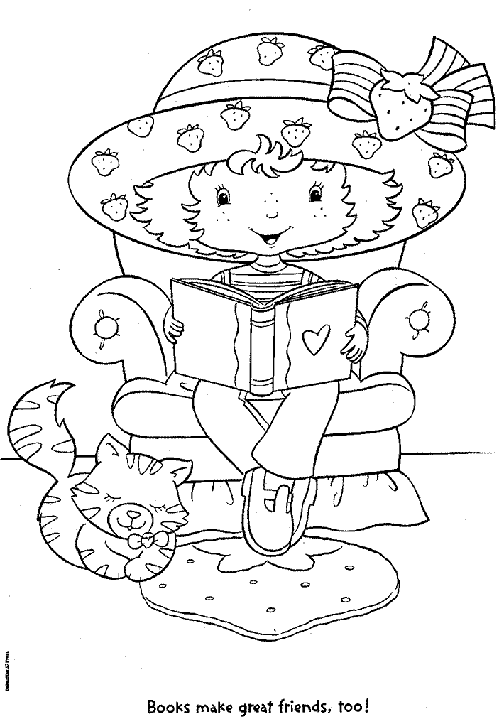  Strawberry Shortcake Coloring Pages