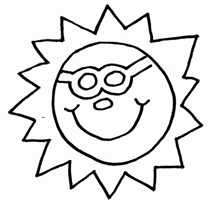 Summer Coloring Pages � The Sun