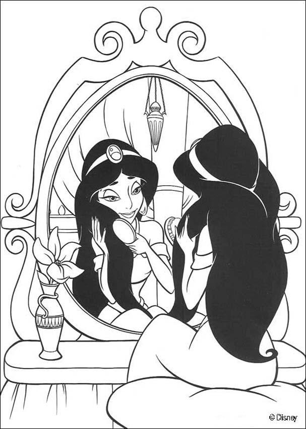 Aladdin coloring pages : 49 free Disney printables for kids