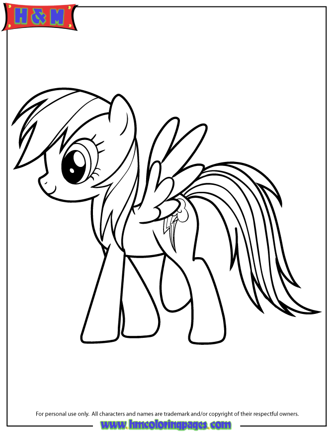 My Little Pony Applejack Coloring Page | Free Printable Coloring Pages