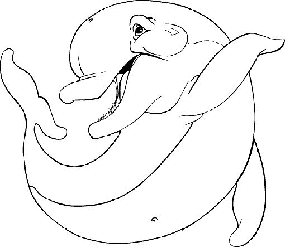 Dolphins Coloring Page | Free Printable Coloring Pages