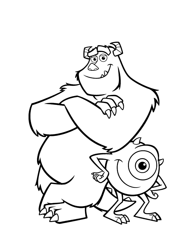 Free Printable Monster Coloring Pages, Download Free Printable Monster