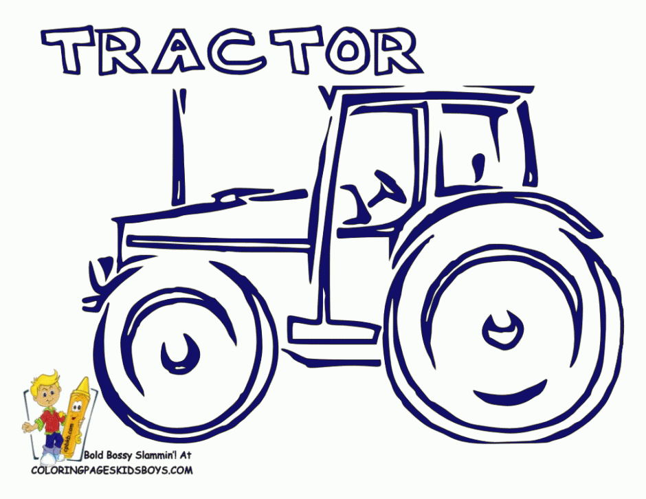 Free Farm Tractor Coloring Pages, Download Free Farm Tractor Coloring