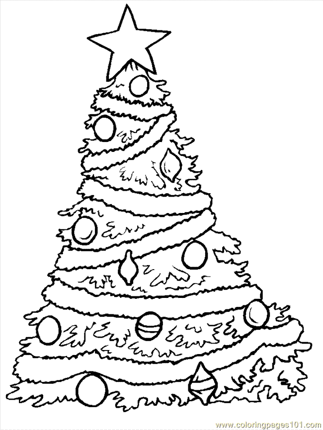 Printable Christmas Tree 