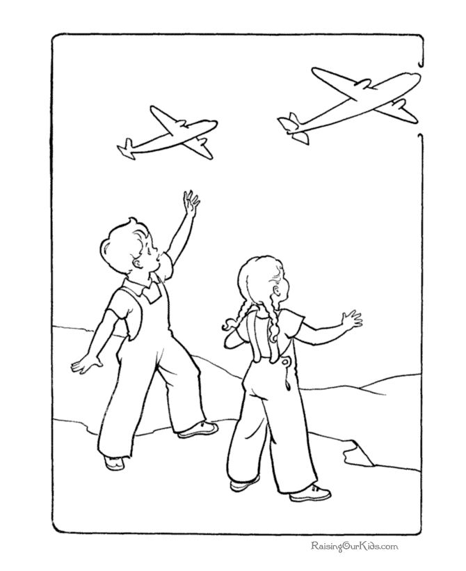 Plane to color