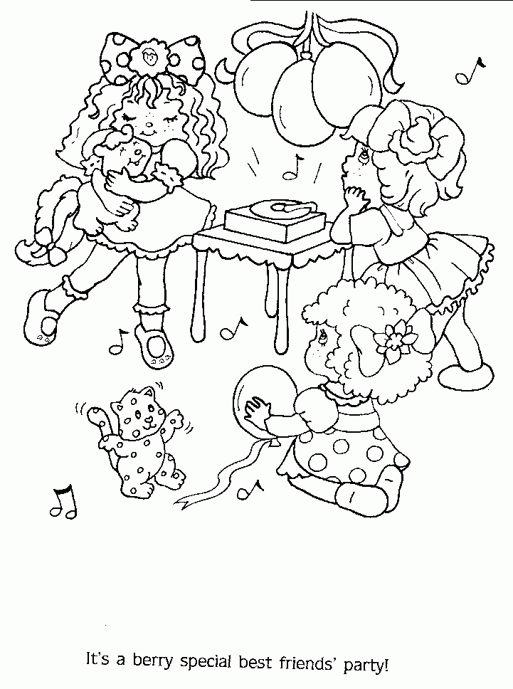 Strawberry Shortcake Coloring Book - Cute As A Berry  Toy