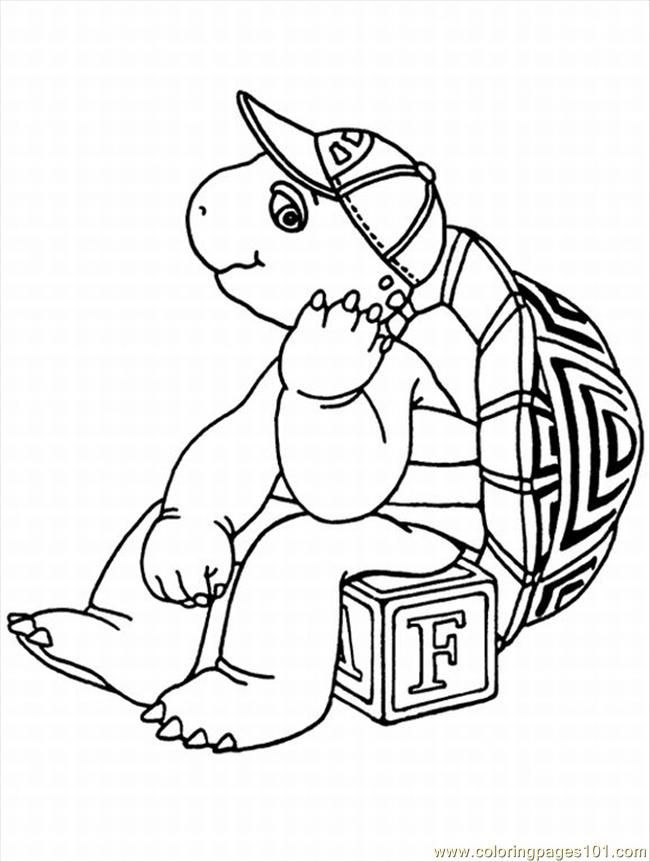 Coloring Pages E Turtle Coloring Page Lrg (Cartoons  Ninja