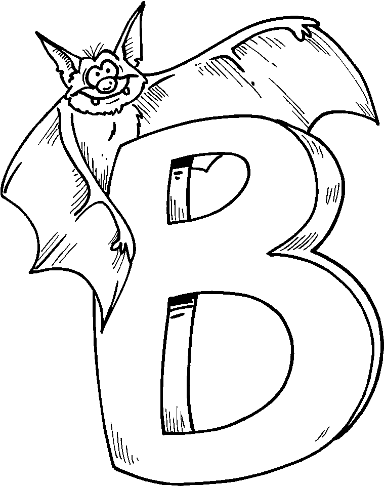 Bat Coloring Page | Coloring Pages For Girls | Kids Coloring Pages