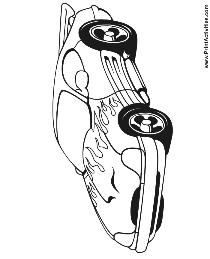 Sports Car Coloring Page | Sports Car