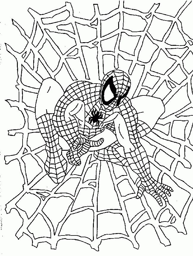Spiderman Coloring Page | Coloring Pages To Print