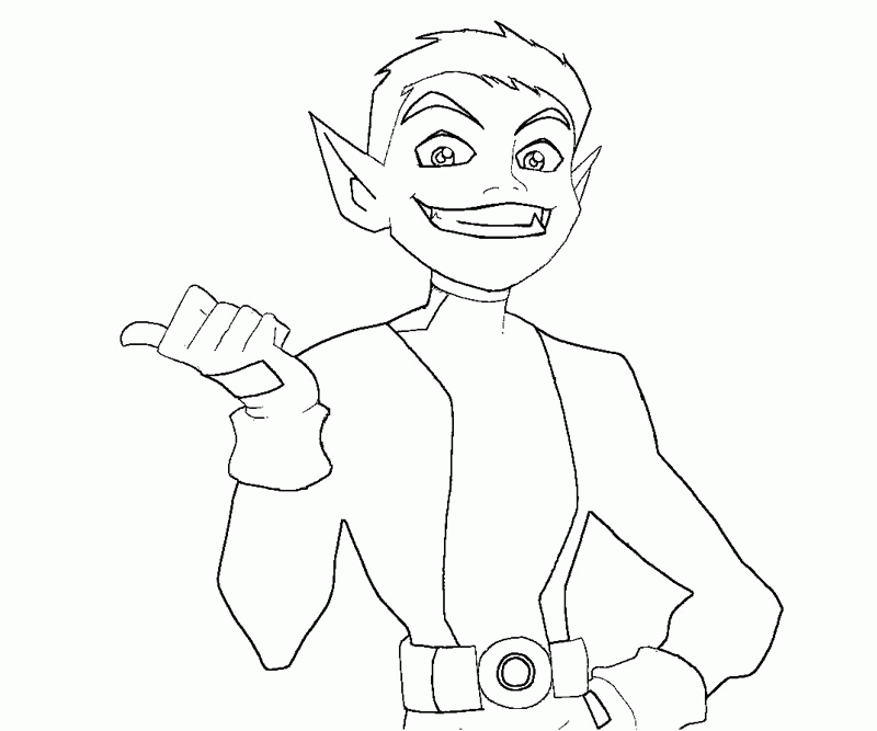 Free Coloring Pages Of Beast Boy Teen Titans Go, Download Free Coloring
