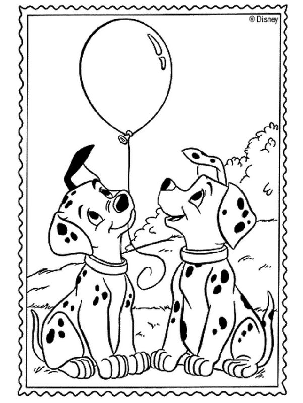 Dalmatians | Free Printable Coloring Pages