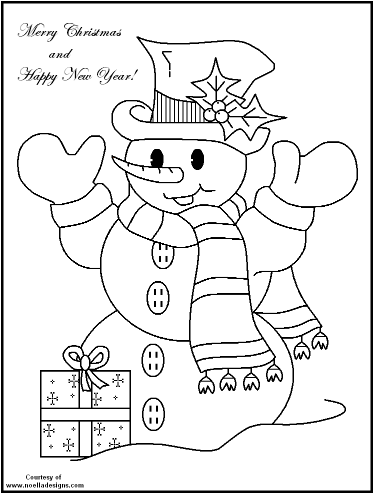 FREE Printable Christmas Coloring Pages - Fun for all ages