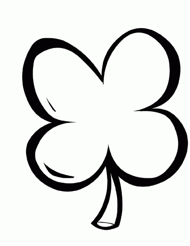 Download Four Leaf Clover The Thicker Coloring Pages Or Print Four