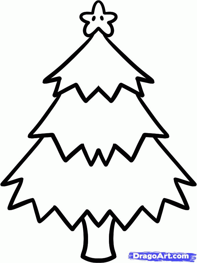 Free Drawing Of A Christmas Tree, Download Free Clip Art, Free Clip Art