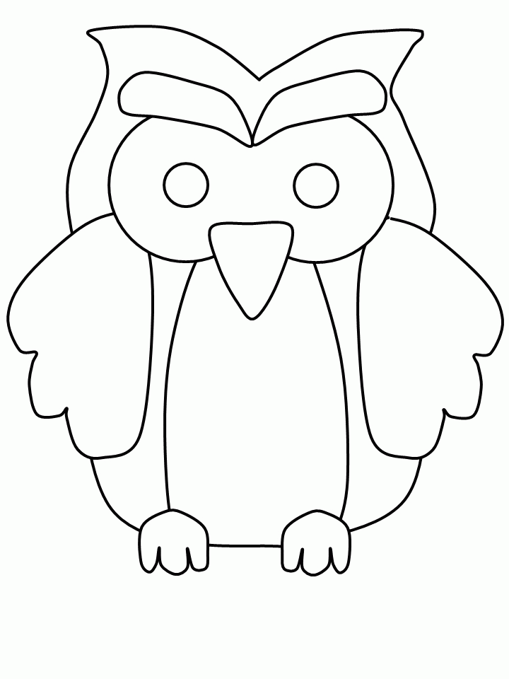 Owl Coloring Pages - Free Printable Pictures 