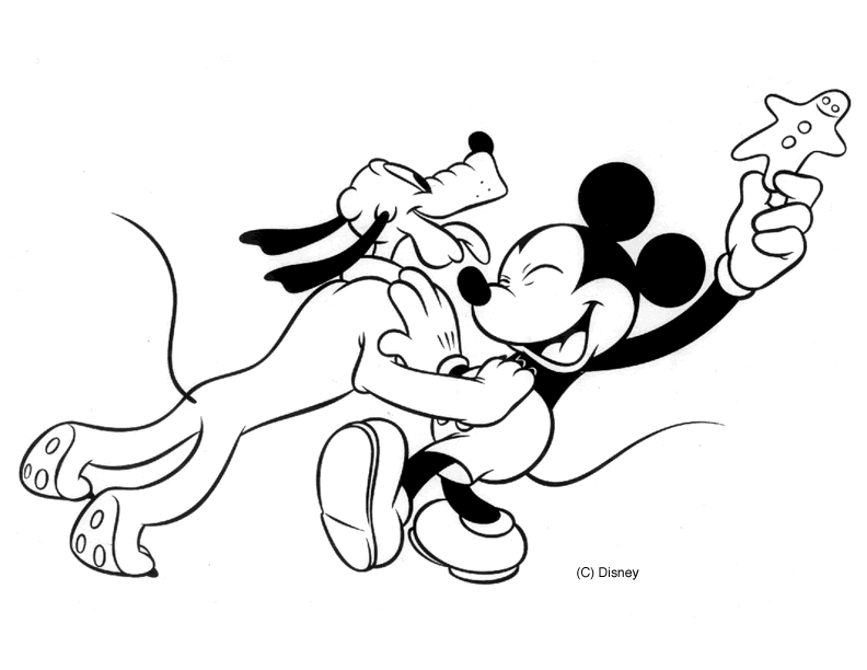 Pluto Coloring Pages | Disney coloring page