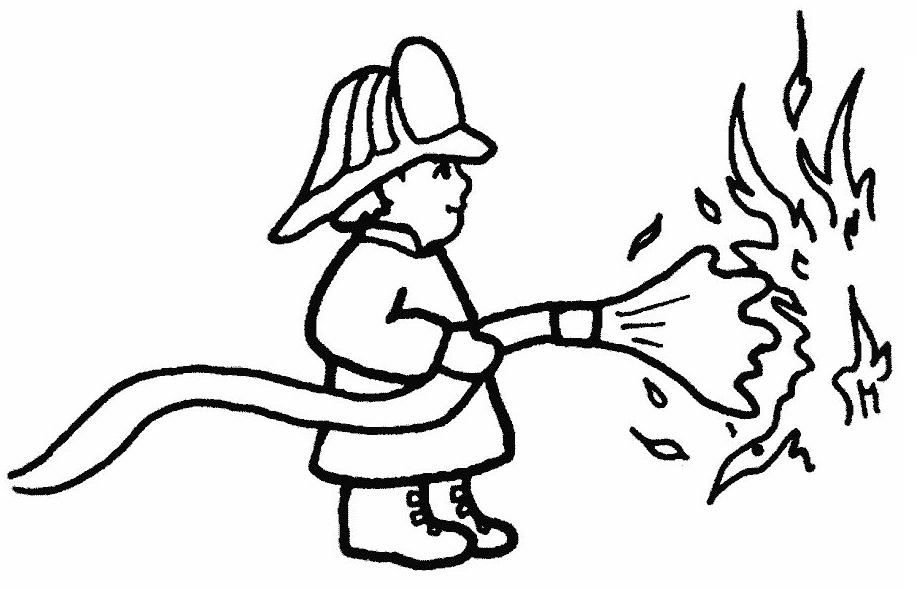 Fireman | Coloring Pages - Free