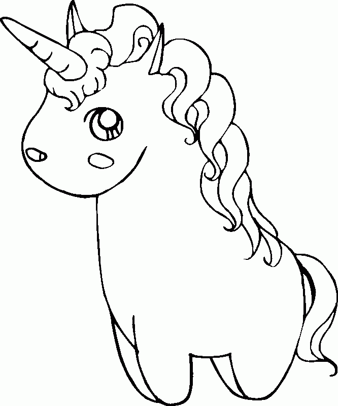 Free Cartoon Unicorn Coloring Pages Cute Download Free Clip Art Free Clip Art On Clipart Library